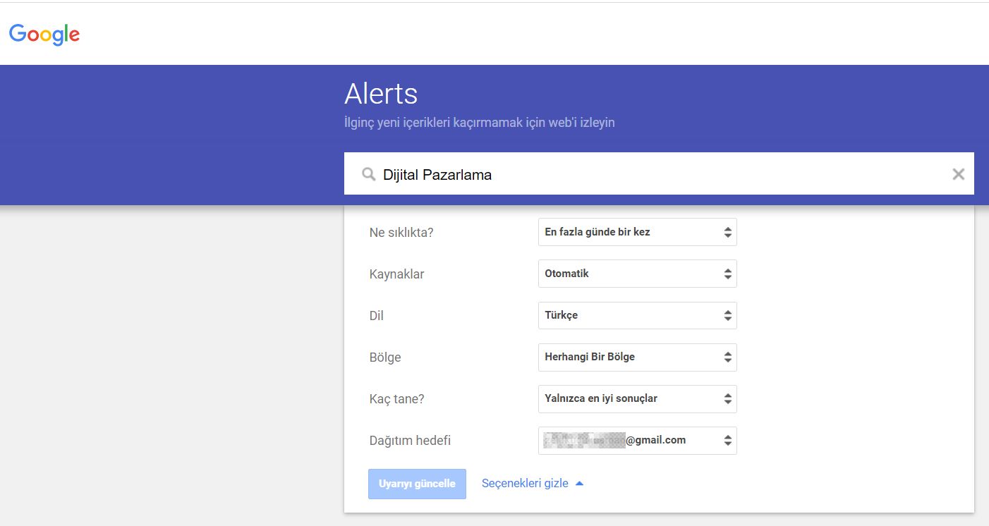 Google Alerts Nedir? Nasıl Kullanılır? - SEOPix